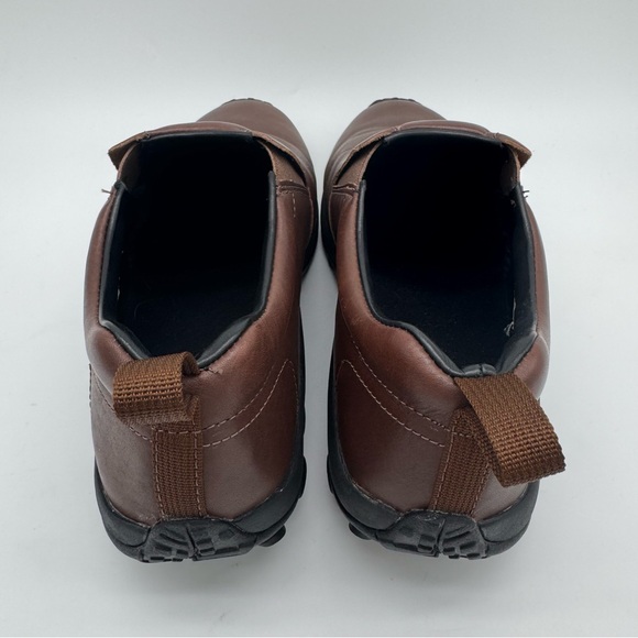 Merrell Jungle Moc Brown Leather Slip On Size 11 W - Picture 6 of 11